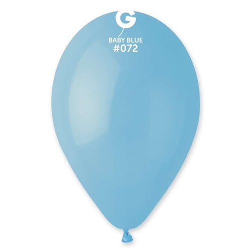 Palloncino 12" g110 azzurro baby #072 gemar 50pz