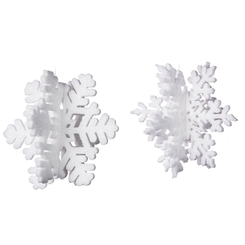 Decorazione fiocco di neve diam 25 cm