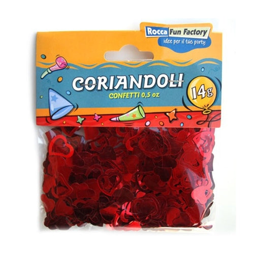 Coriandoli cuore rosso 14 gr