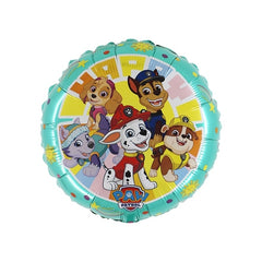 Mylar tondo 18" paw patrol