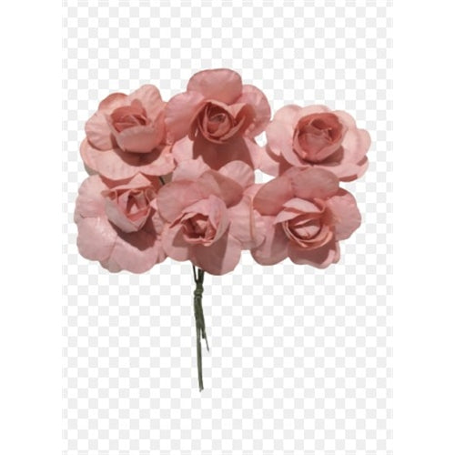 Fiori per bomboniere rosa scuro h. 20 cm