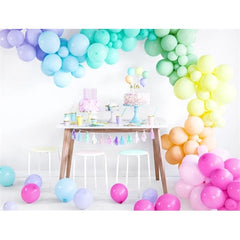 Blister palloncini lattice giallo pastello 10 pz