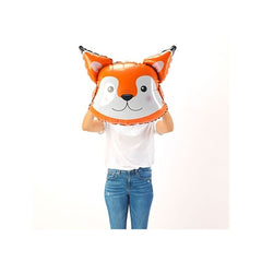 Palloncino in foil 30" super shape volpe "fox head"