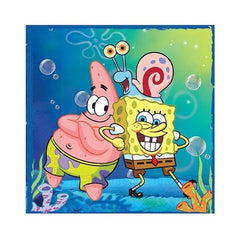 Tovaglioli spongebob 33x33 cm 20 pz