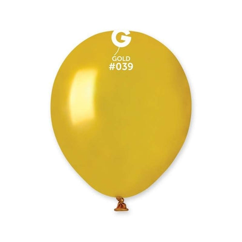 Palloncini di gomma oro metallizzato a50 oro 039