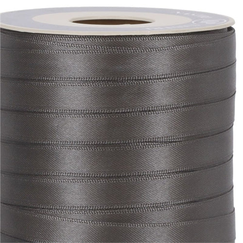 Nastro raso 10 mm x 100 mt steel grey 69