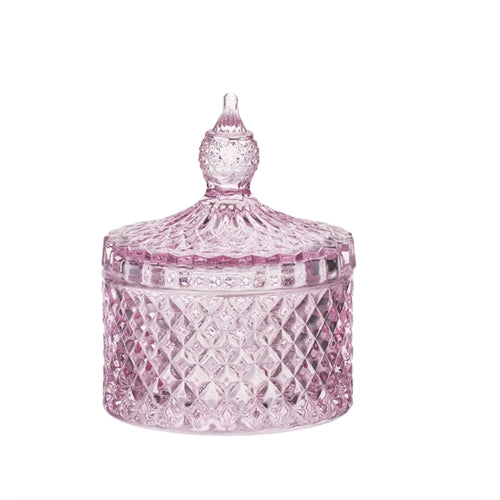 Potiche venus h 13,5 d. 10,5 cm rosa