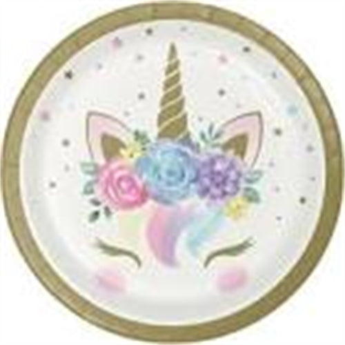 Piatti unicorn baby party 8pz