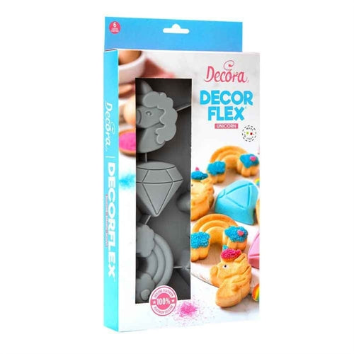Stampo magic unicorn in silicone 6 cavita''