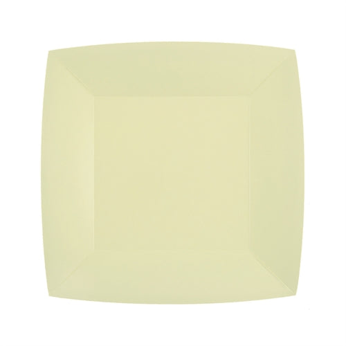 Piatti quadrati champagne – 18 × 18 cm – 10 pz