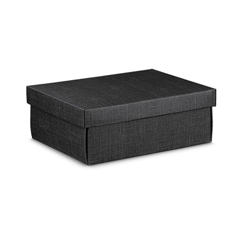 Scatola in cartone accoppiato, con coperchio 300 mm230 mm110 mm seta nero