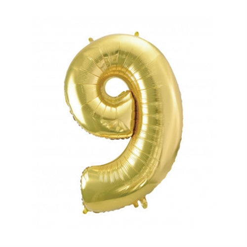 Palloncino mylar numeri champagne 40"