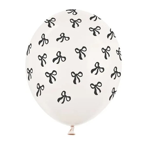Palloncini 30 cm, fiocchi, bianco sporco pastello (1 confezione / 6 pezzi)