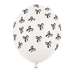 Palloncini 30 cm, fiocchi, bianco sporco pastello (1 confezione / 6 pezzi)