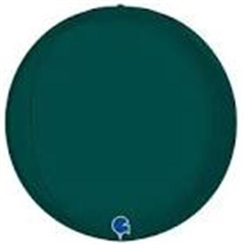 Palloncino globe verde smeraldo sfera 22"