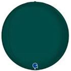 Palloncino globe verde smeraldo sfera 22"