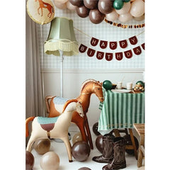 Palloncino in foil a forma di cavallo, 112x97 cm, mix