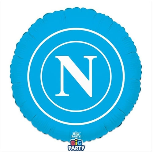 Palloncino in foil 18" calcio azzurro ssc napoli