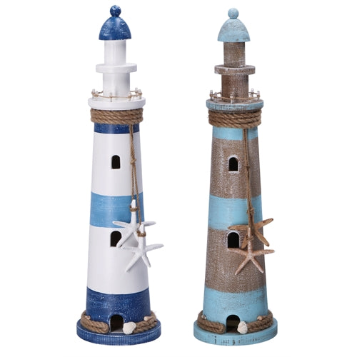 Faro in mdf 8 led 16x h. 61 cm