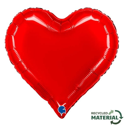 Palloncino in foil 18" cuore rosso "sweetie heart red"