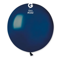 Palloni in lattice g19 19" blu navy 25 pz 102