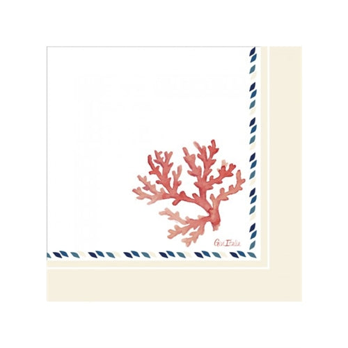 16 tovaglioli cm 33x33 coral