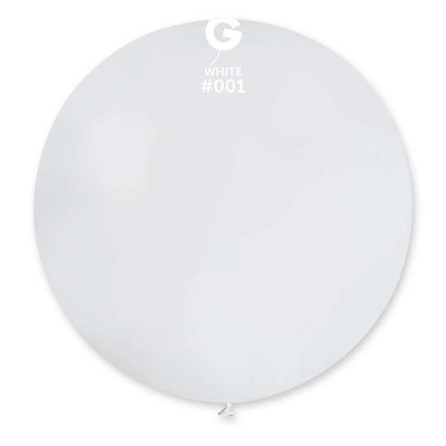 Palloncino 31" g30 bianco 001 1 pz