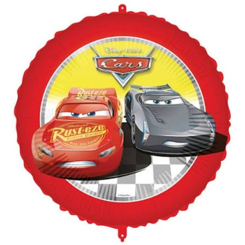 Palloncino cars con pesetto e nastrino standard shape 18" (45cm