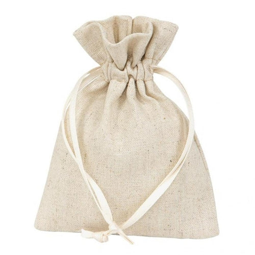 Sacchetto in cotone 9 cm x 12 h cm natural 00