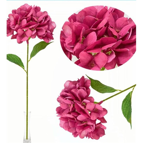 Ortensia artificiale decorativa – eleganza floreale realistica 70 cm