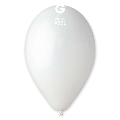 Palloni in lattice g110 gemar bianco#001 100 pz