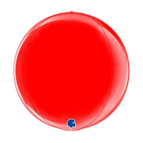 Palloncino globe rosso sfera 22"