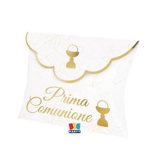 Scatolina busta porta confetti prima comunione 10x8x3 cm 10 pz