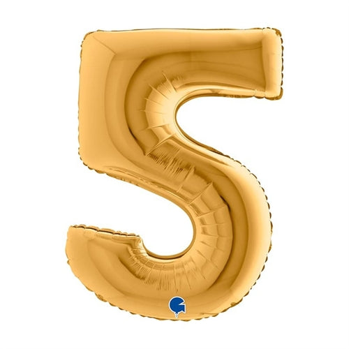 Palloncino 40" mylar numero oro