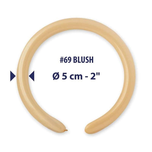 Palloncini modellabili 2" cipria 069 d4 100 pz