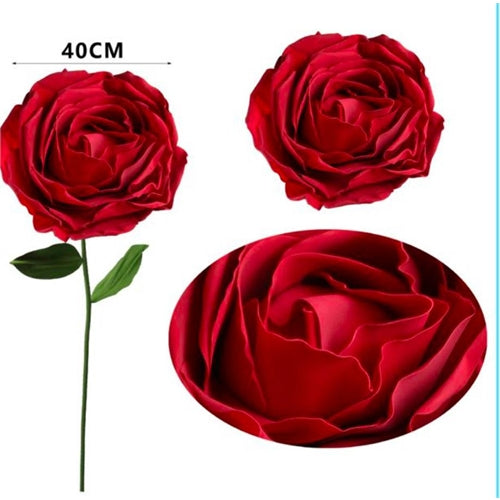 Rosa rossa c/base h. 140 cm
