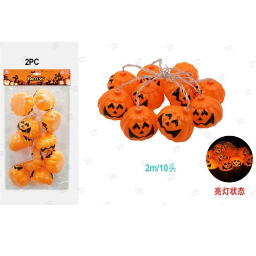 Catena luminosa zucche halloween – 2 m
