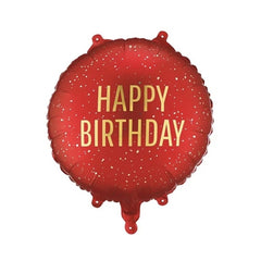 Palloncino in foil con scritta "happy birthday", 35x35 cm