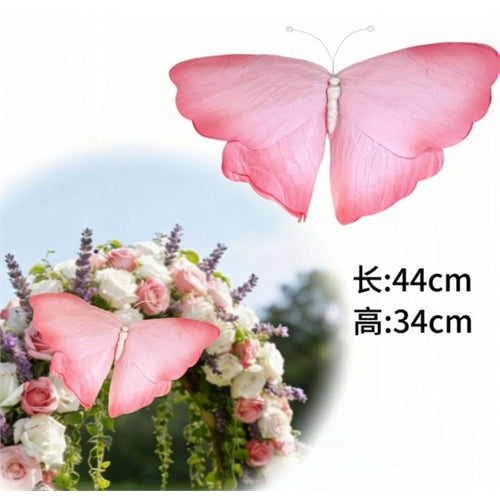 Farfalla decorativa gigante 44x34 cm