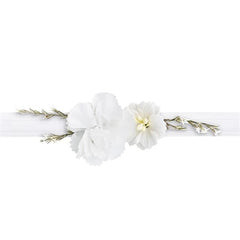 Bouquet da polso con fiori, bianco