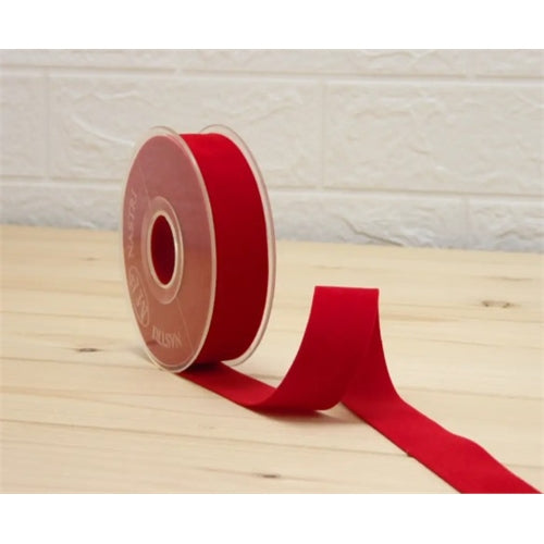 Double velvet 25 mm x 7 mt rosso 08