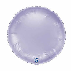 Palloncino mylar tondo lilla satinato 18"