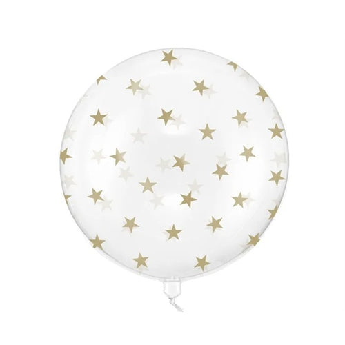 Stelle di palloncini a bolla, 60 cm, trasparenti