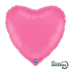 Palloncino in foil 18" cuore "bubble gum"