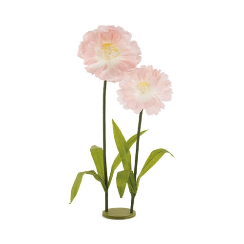 2 rose rosa con base h.900mm