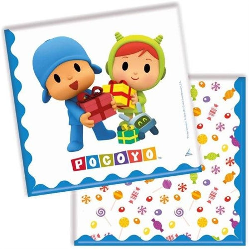 Tovaglioli pocoyo 33x33 cm 20 pz