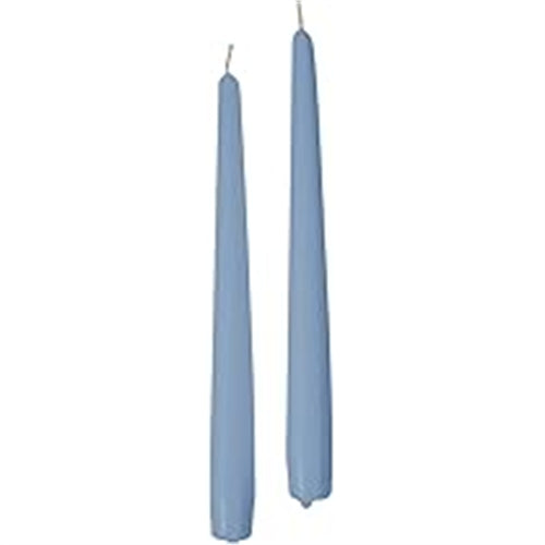 Candele a stelo diam.22 mm  h.300 mm conf. 6 pz celeste polvere
