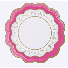 Piatti in carta decorati 18 cm 8 pz