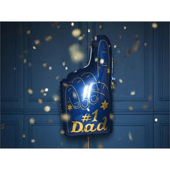 Palloncino foil n. 1 papà, 44 x 82 cm, mix