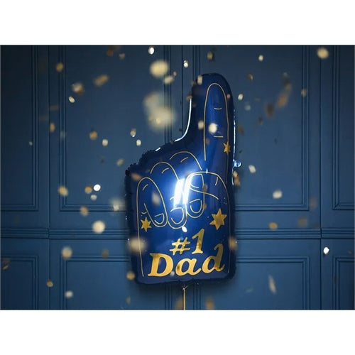 Palloncino foil n. 1 papà, 44 x 82 cm, mix